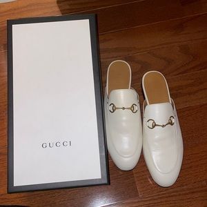 NEW Gucci white mules size 38
